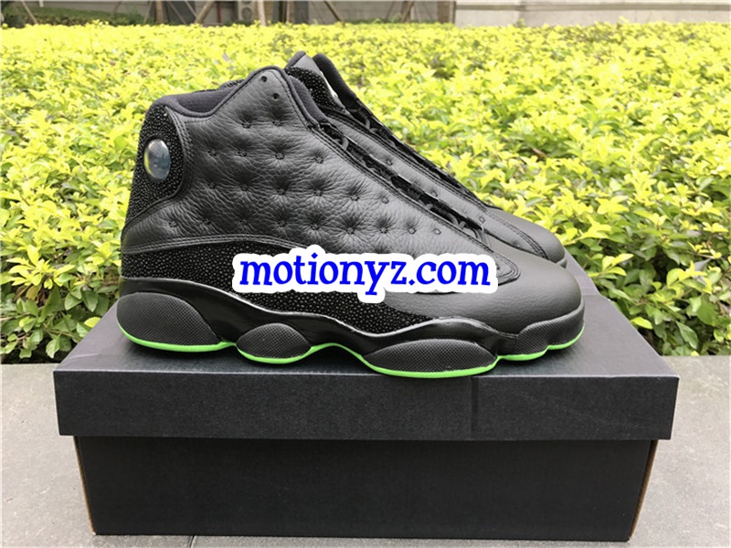 Authentic Air Jordan 13 Retro Black Green